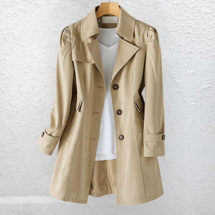 Inés™ | Elegante Abrigo Vintage con Botones