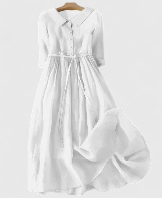 Vestido elegante de principios de primavera - Raúl & Sara Madrid