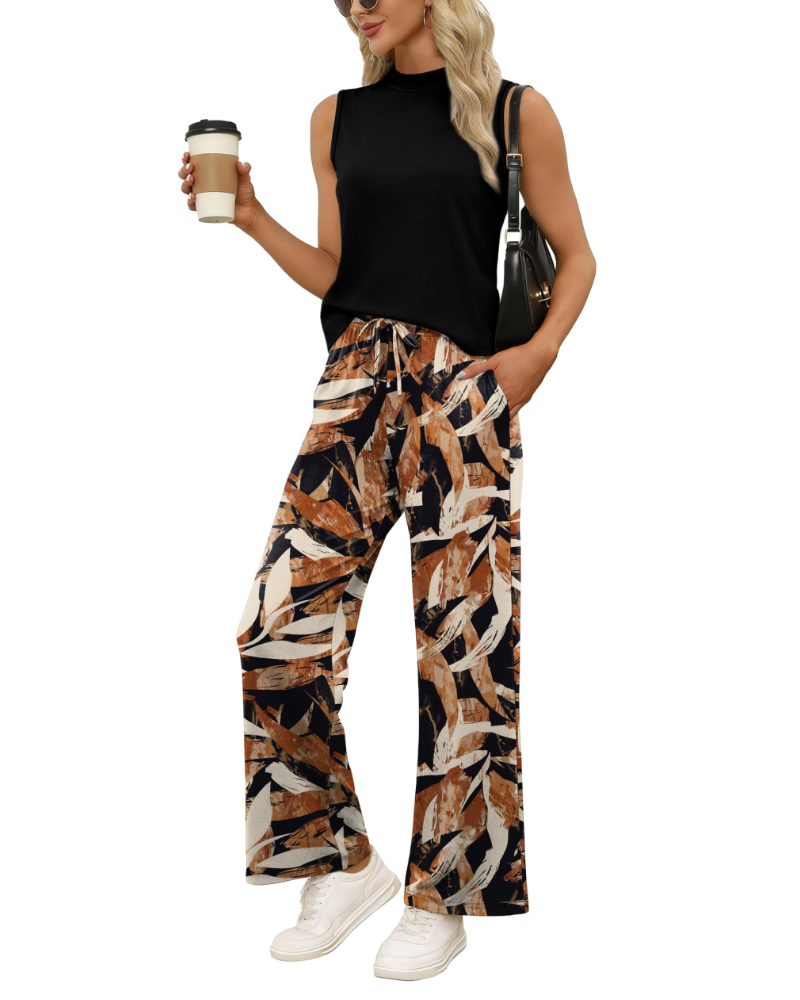 Natalie · Conjunto con top de cuello alto