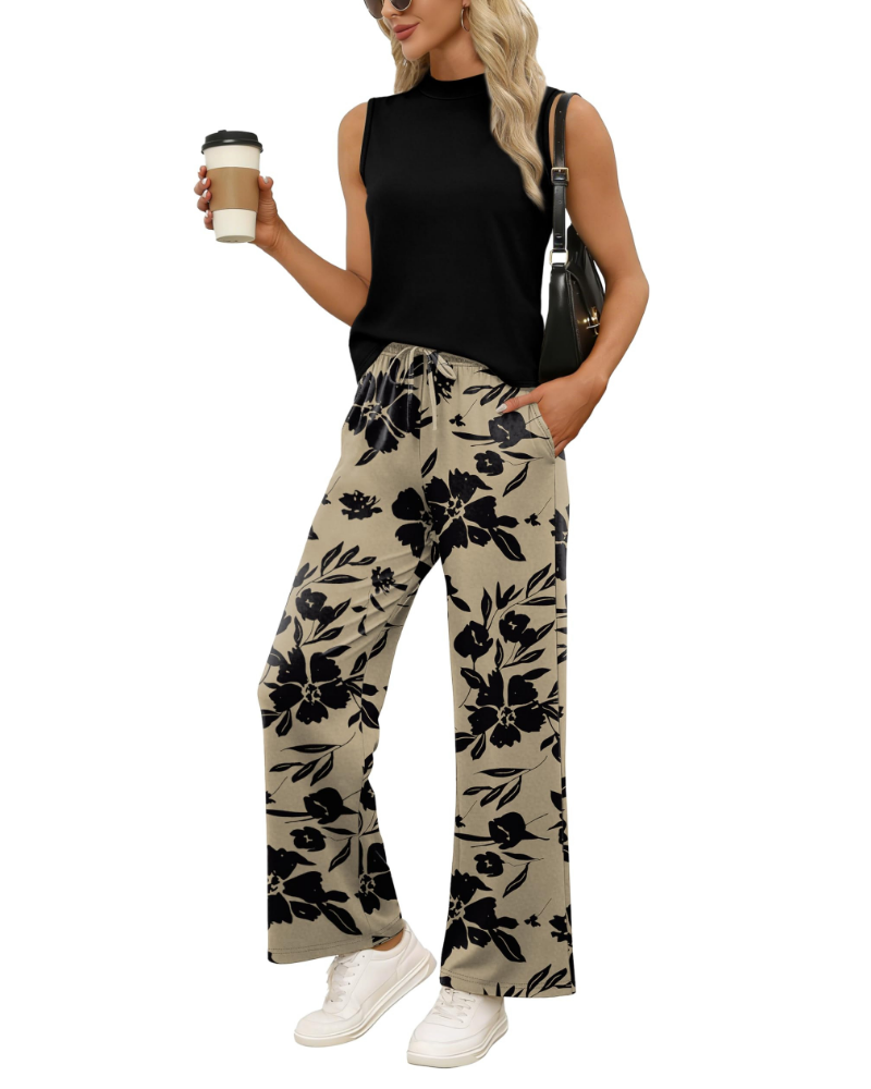 Natalie · Conjunto con top de cuello alto
