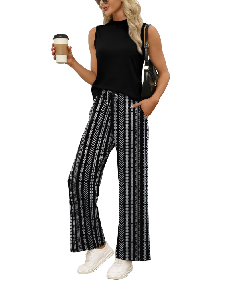 Natalie · Conjunto con top de cuello alto