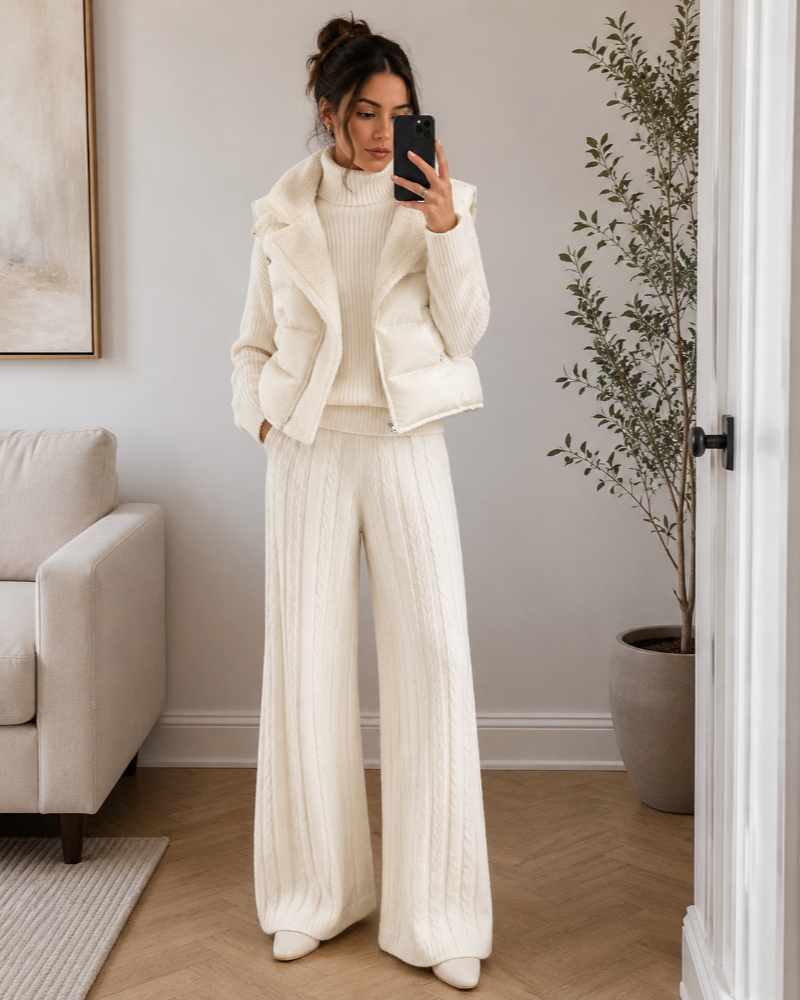 Laurel · Conjunto de 3 piezas con chaleco