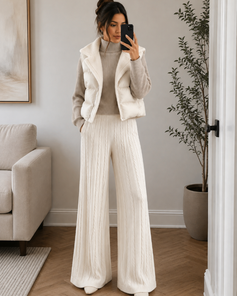 Laurel · Conjunto de 3 piezas con chaleco