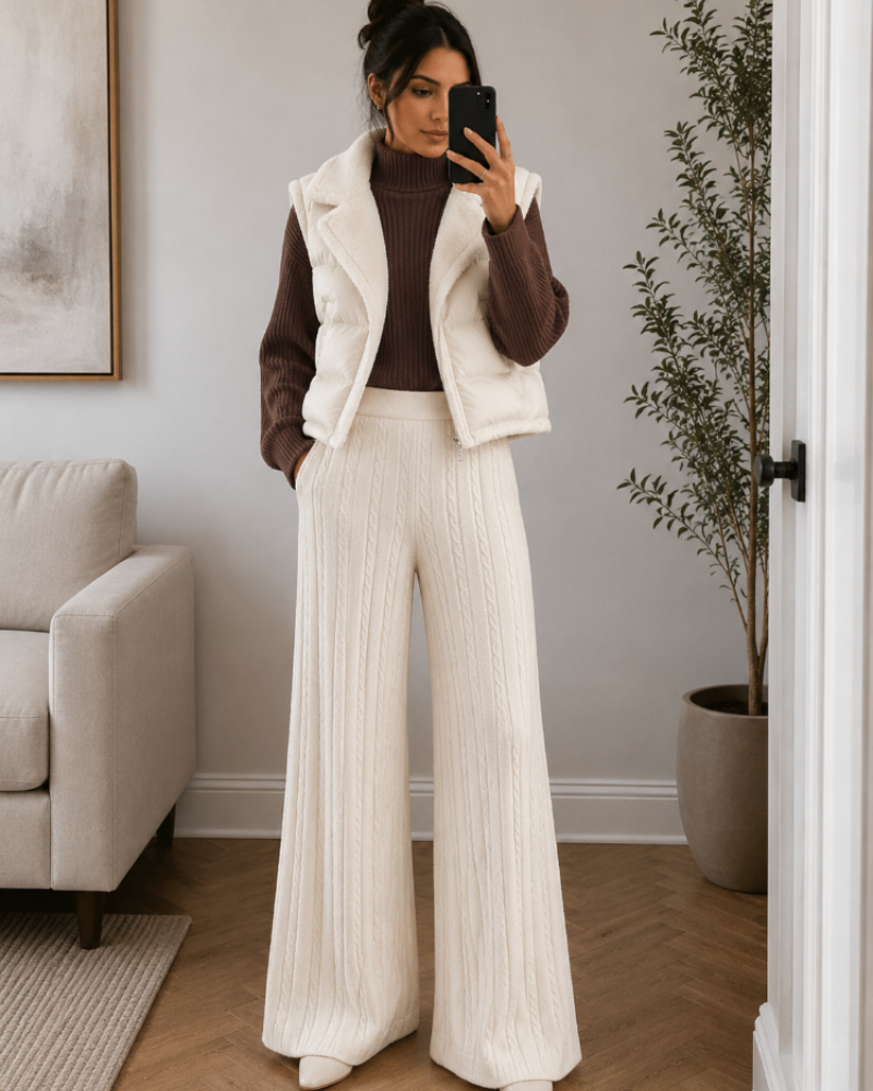 Laurel · Conjunto de 3 piezas con chaleco