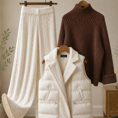 Laurel · Conjunto de 3 piezas con chaleco