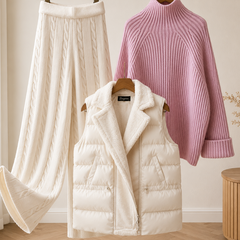 Laurel · Conjunto de 3 piezas con chaleco