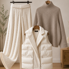 Laurel · Conjunto de 3 piezas con chaleco