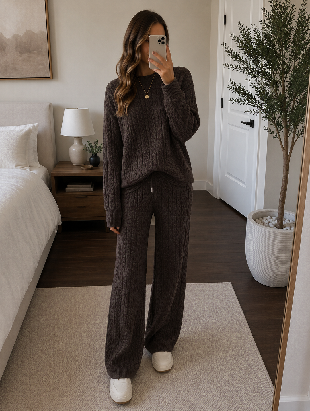 Merline · Conjunto de punto de lana