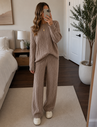 Merline · Conjunto de punto de lana