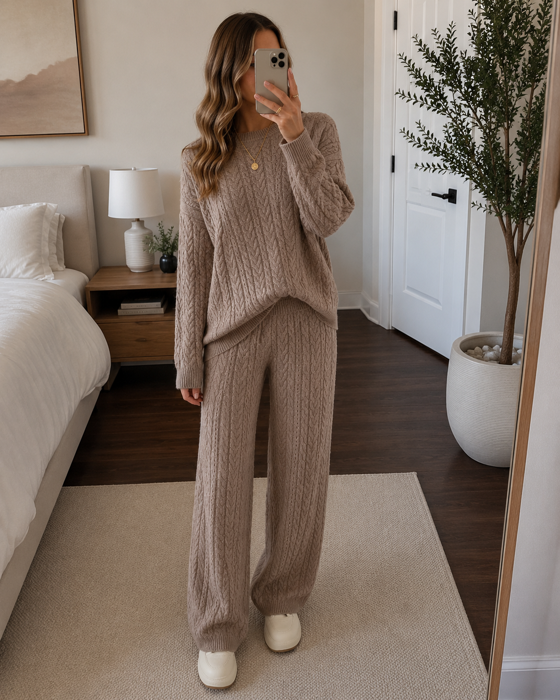 Merline · Conjunto de punto de lana