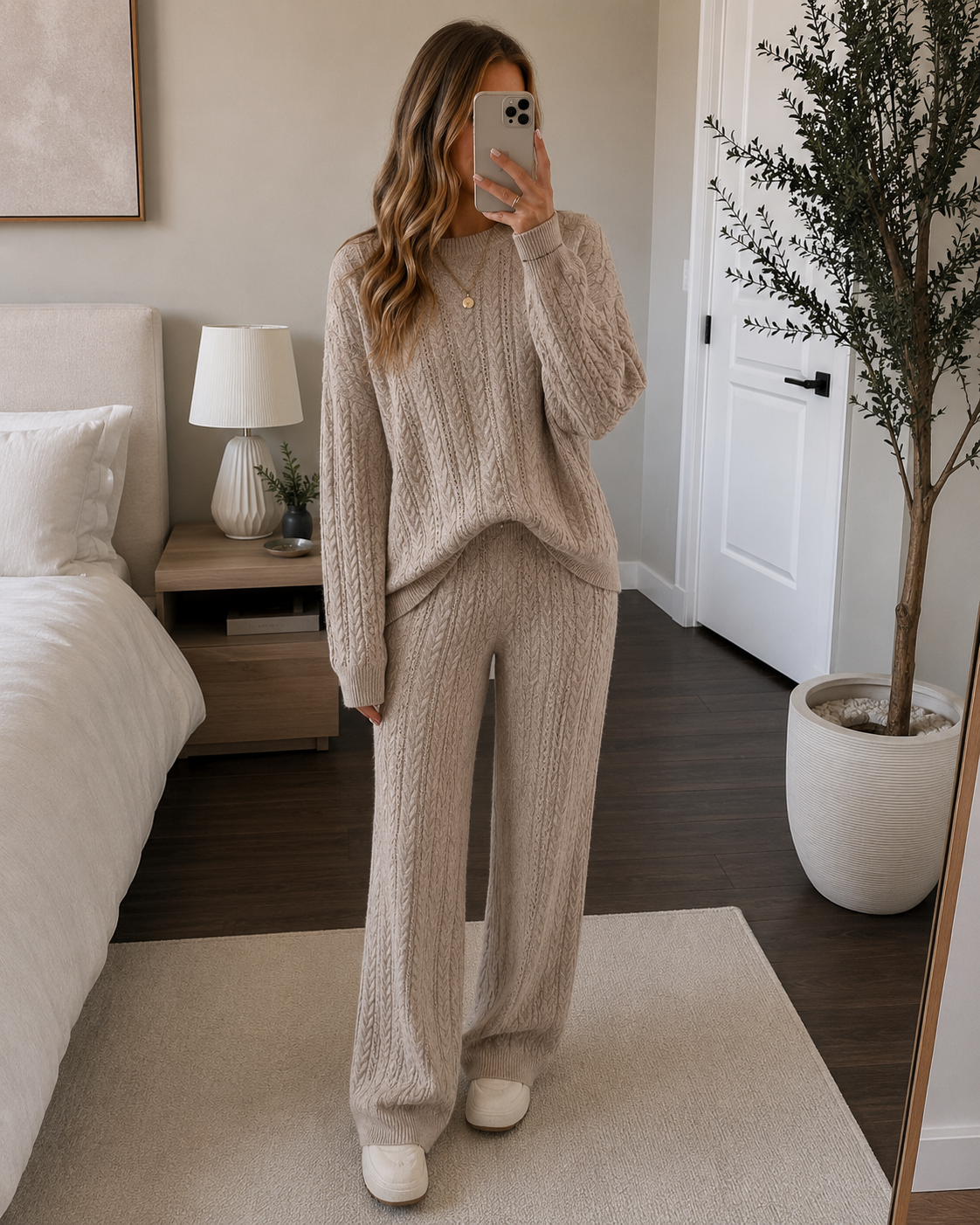 Merline · Conjunto de punto de lana