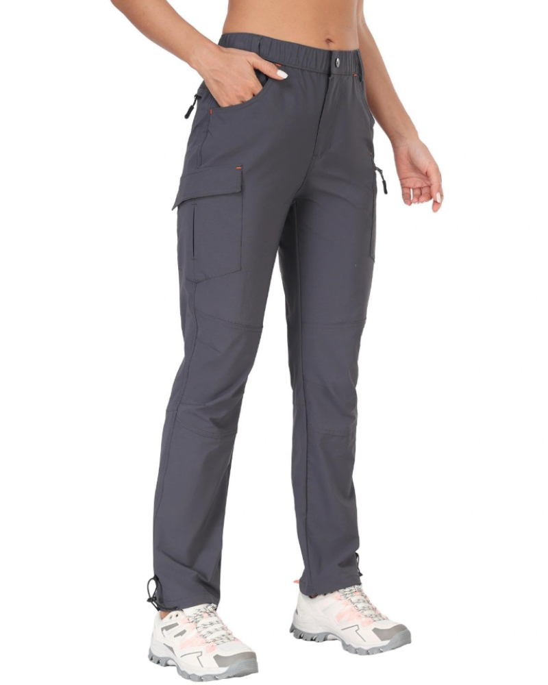 Solene Pantalon Randonnée Femme – Léger, Stretch 4D, Séchage Rapide, UPF 50 & Poches Zippées