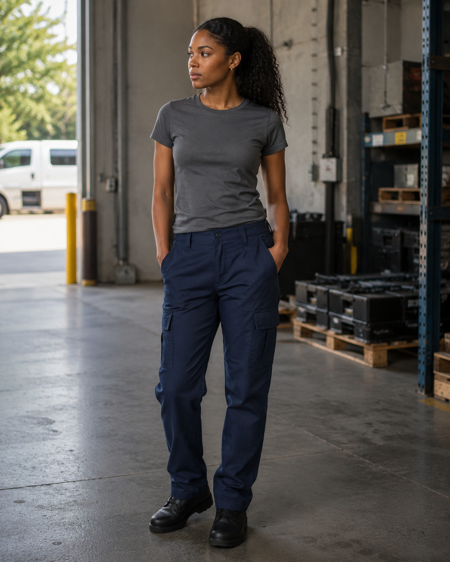 Winona · Pantalón cargo de trabajo en tejido resistente con múltiples bolsillos