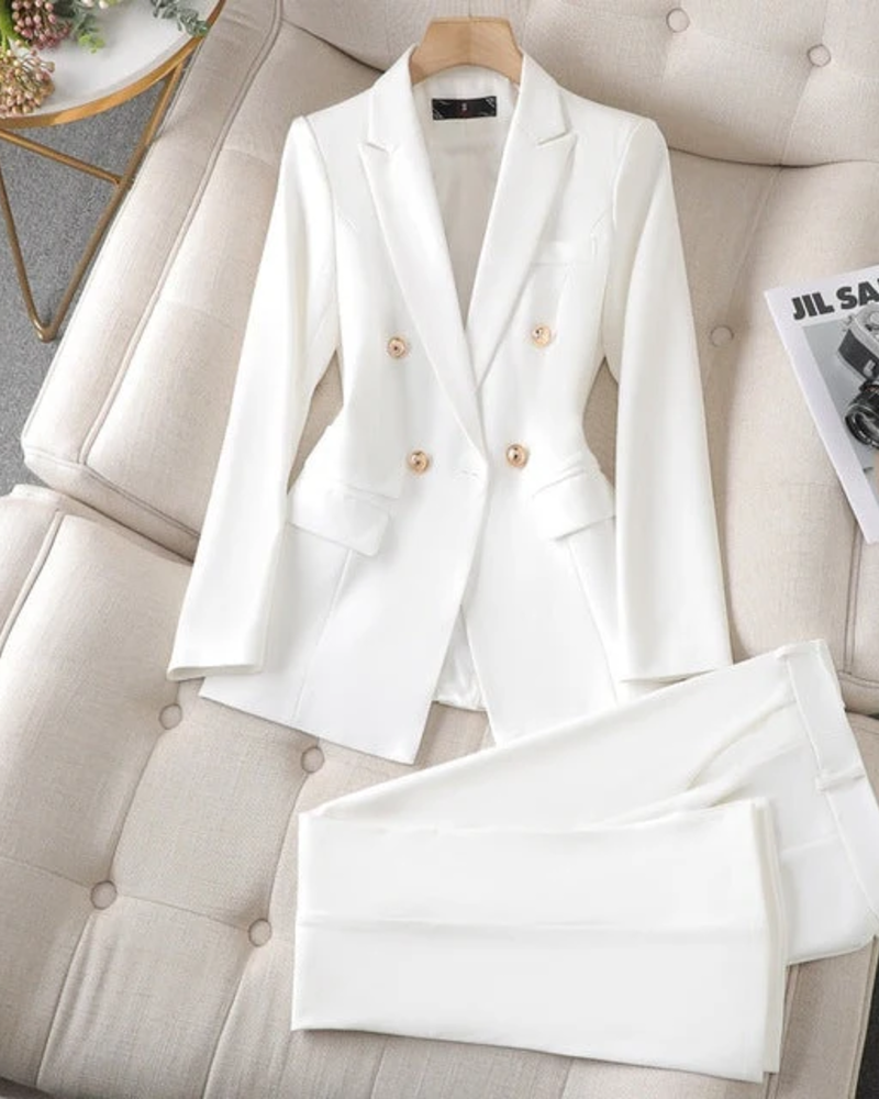 Genevieve · Conjunto de blazer y pantalón