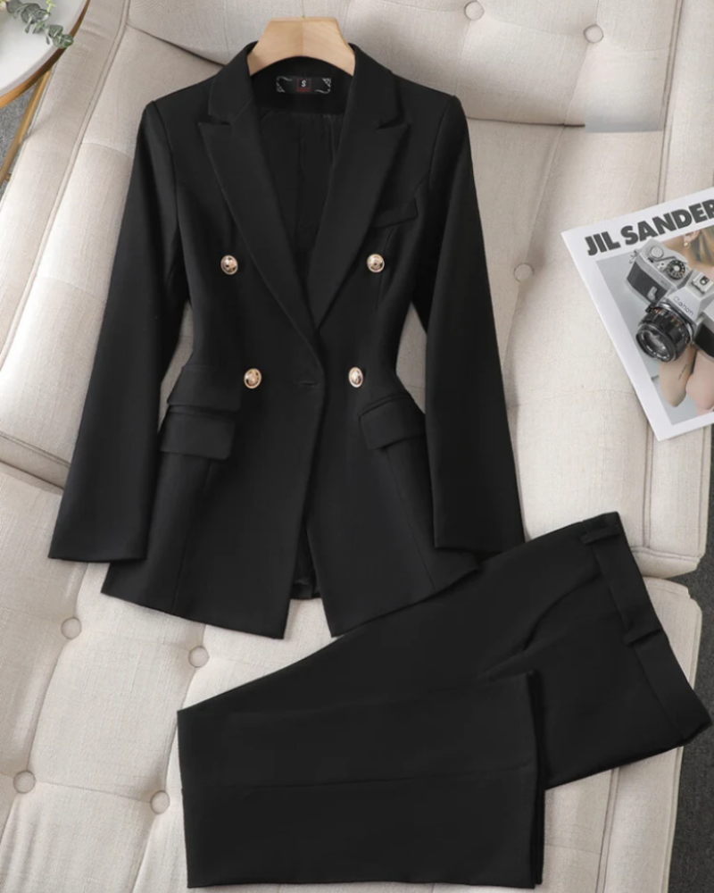 Genevieve · Conjunto de blazer y pantalón