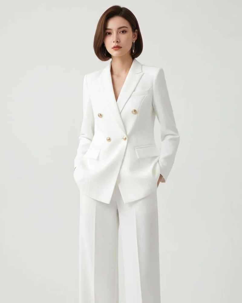 Genevieve · Conjunto de blazer y pantalón