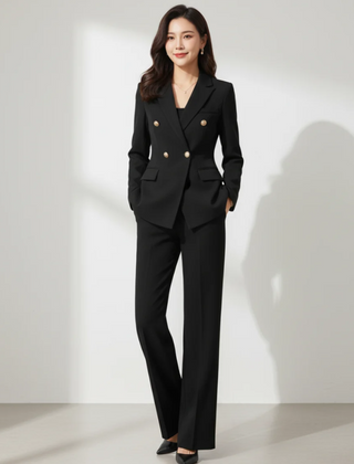 Genevieve · Conjunto de blazer y pantalón