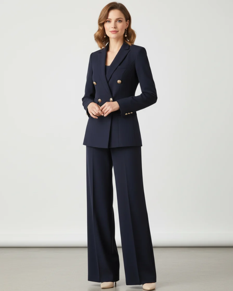 Genevieve · Conjunto de blazer y pantalón