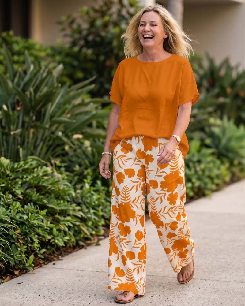 Madison · Conjunto floral de verano