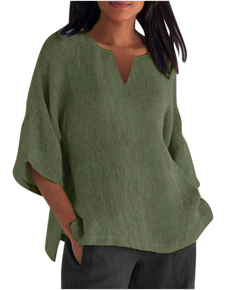 Shane · Blusa de verano manga 3/4