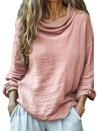Grace · Blusa de lino y algodón