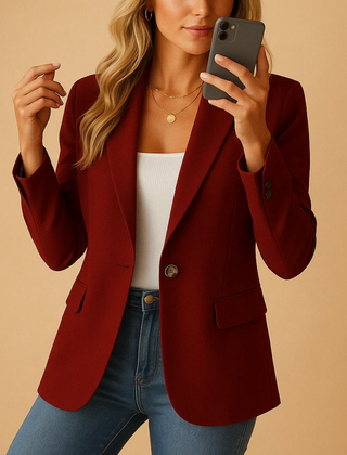 Thaïs · Blazer entallado elástico