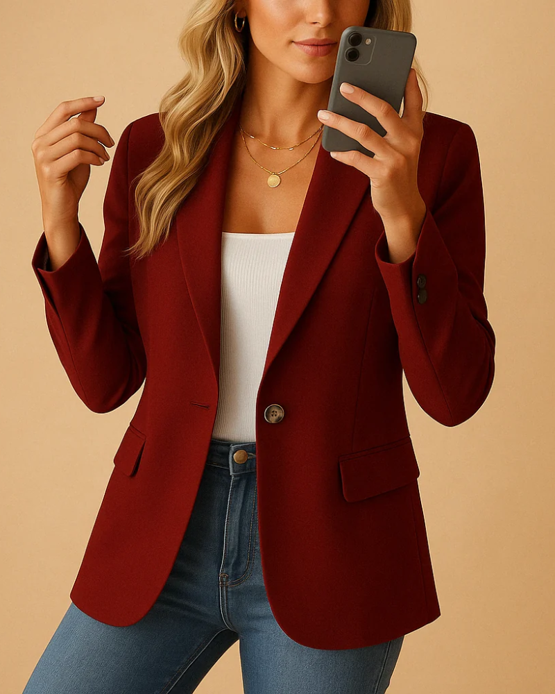 Thaïs · Blazer entallado elástico