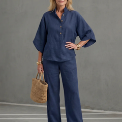 Avery · Conjunto de lino y algodón