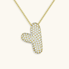Doble corazón en collar dorado - Raúl & Sara Madrid