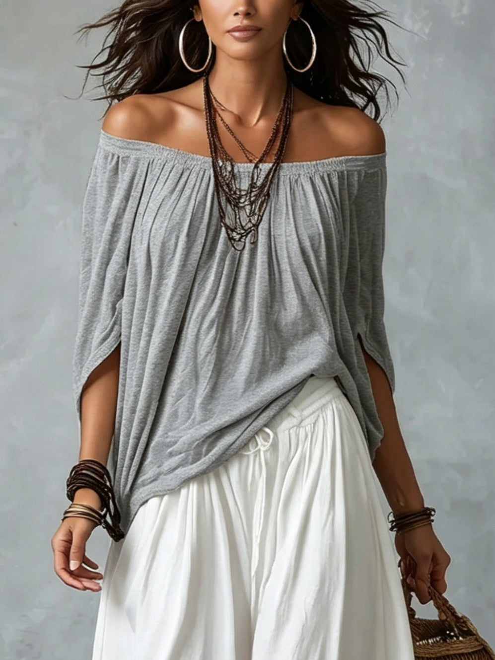 Isabela™ | Conjunto Boho de Hombros al Descubierto