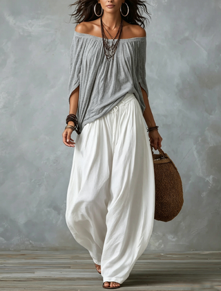 Isabela · Conjunto Boho de Hombros al Descubierto - Raúl & Sara Madrid