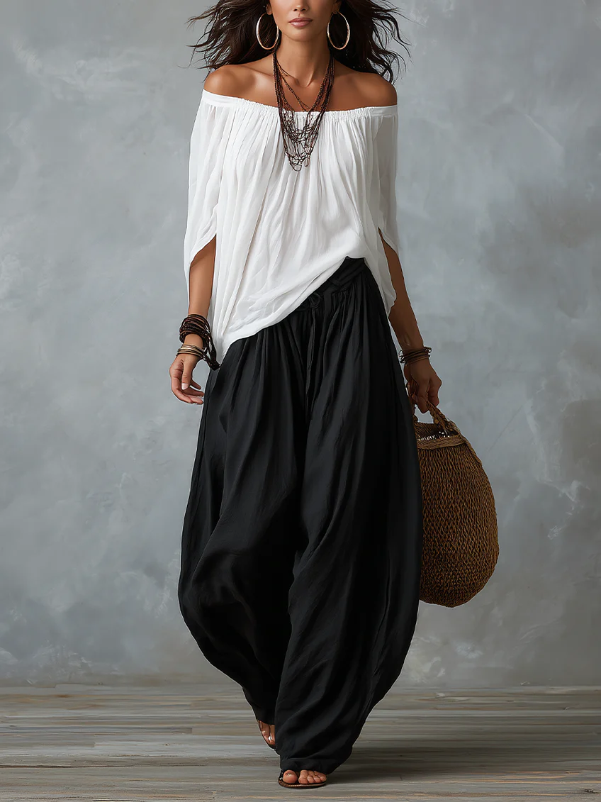 Isabela™ | Conjunto Boho de Hombros al Descubierto
