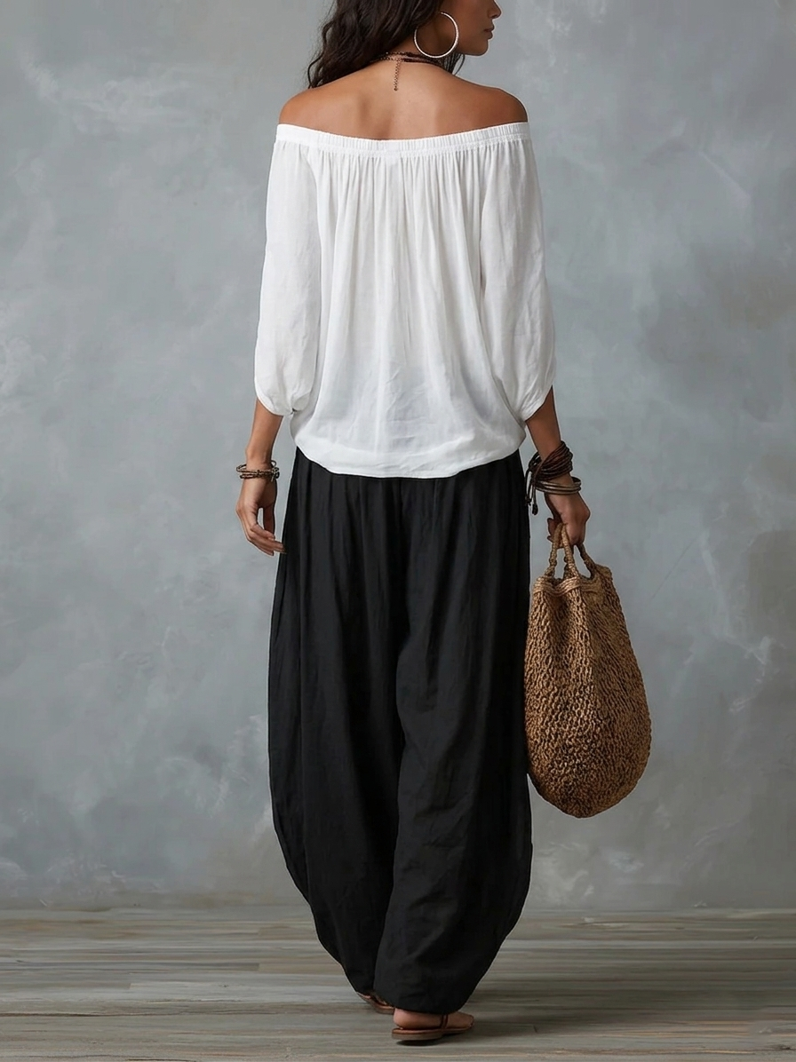 Isabela™ | Conjunto Boho de Hombros al Descubierto