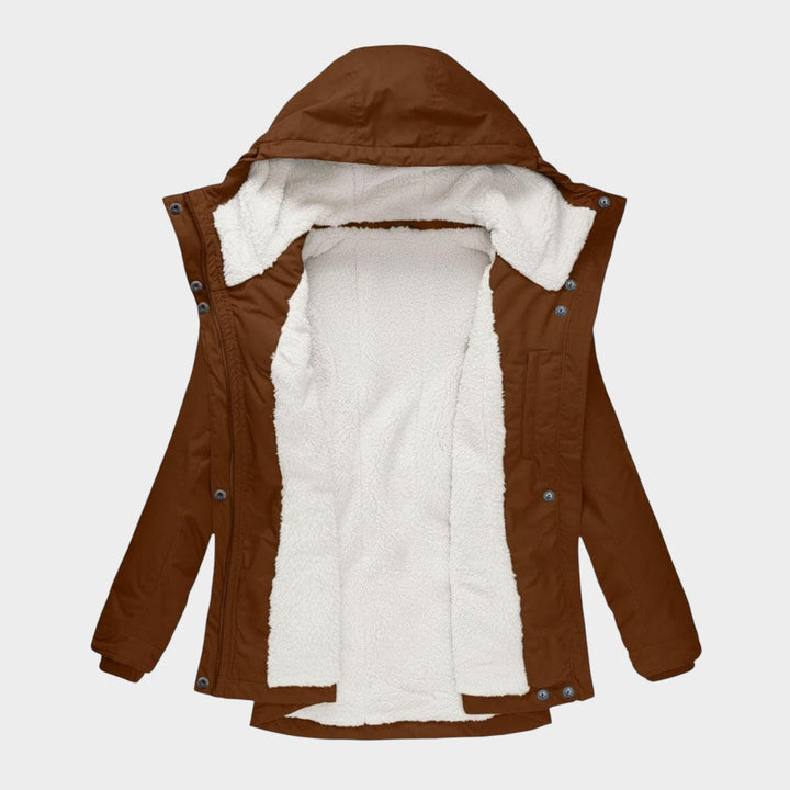 Chaqueta Larga de Felpa Anna™ para Otoño