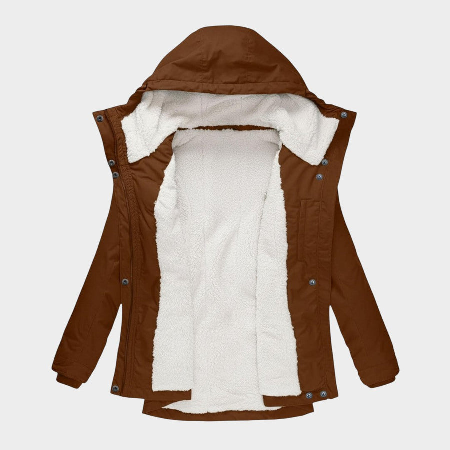 Chaqueta Larga de Felpa Anna para Otoño - Raúl & Sara Madrid
