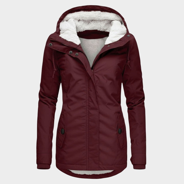 Chaqueta Larga de Felpa Anna™ para Otoño