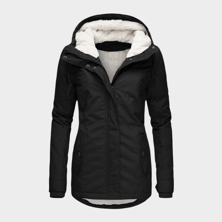 Chaqueta Larga de Felpa Anna™ para Otoño