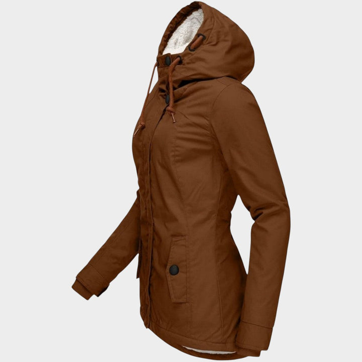 Chaqueta Larga de Felpa Anna™ para Otoño