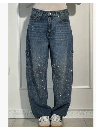 Pantalones baggy de cintura alta