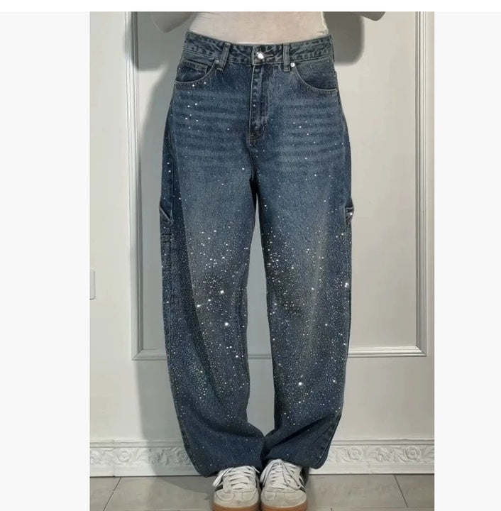 Pantalones baggy de cintura alta