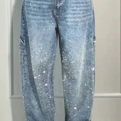 Pantalones baggy de cintura alta