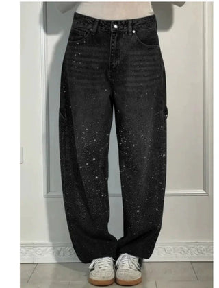 Pantalones baggy de cintura alta
