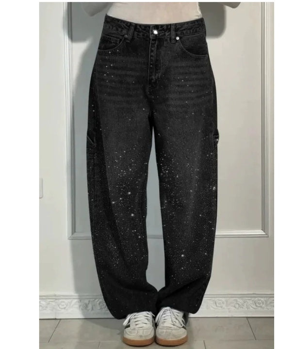 Pantalones baggy de cintura alta
