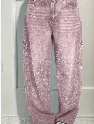 Pantalones baggy de cintura alta