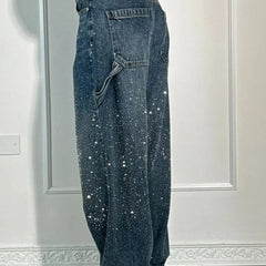 Pantalones baggy de cintura alta