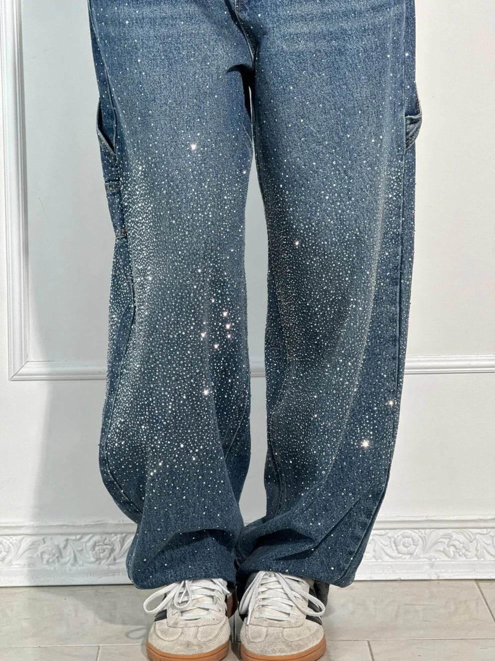 Pantalones baggy de cintura alta