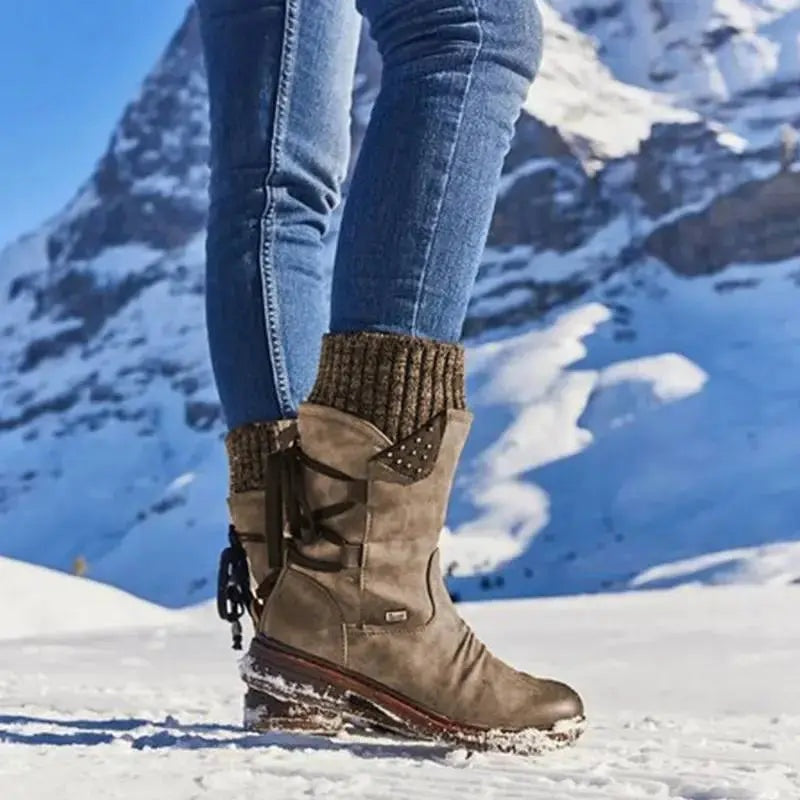 Botas de invierno con cordones