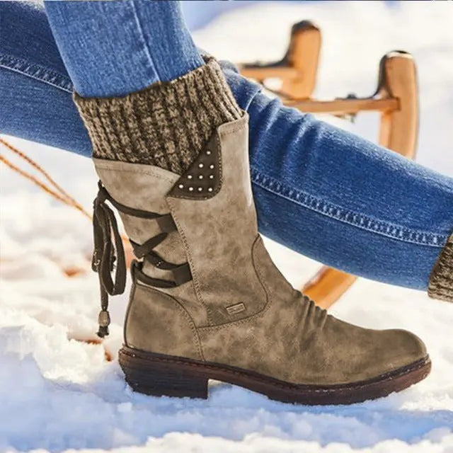 Botas de invierno con cordones