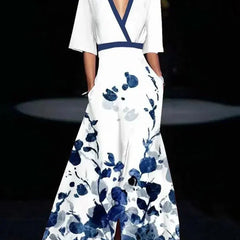 Vestido elegante de viscosa - Raúl & Sara Madrid