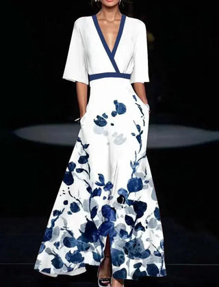 Vestido elegante de viscosa - Raúl & Sara Madrid